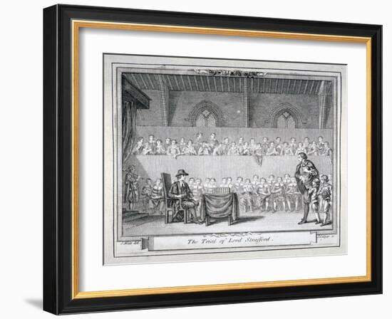 The Trial of Thomas Wentworth, Earl of Strafford, Westminster Hall, London, 1641-J Collyer-Framed Giclee Print