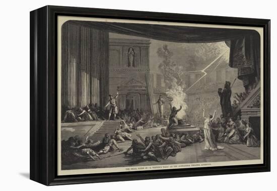 The Trial Scene in A Winter's Tale, at the Alexandra Theatre, Liverpool-null-Framed Premier Image Canvas