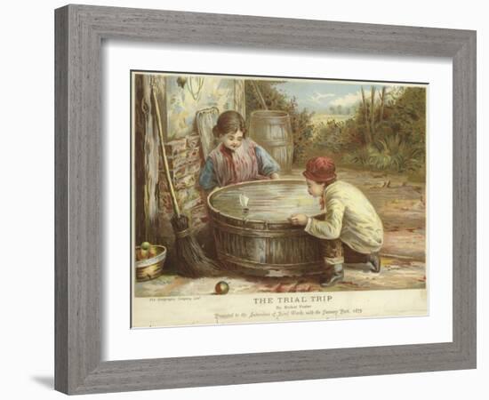 The Trial Trip-Myles Birket Foster-Framed Giclee Print