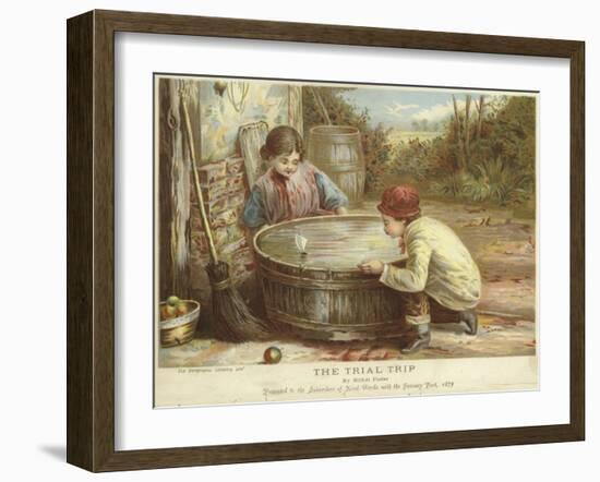 The Trial Trip-Myles Birket Foster-Framed Giclee Print