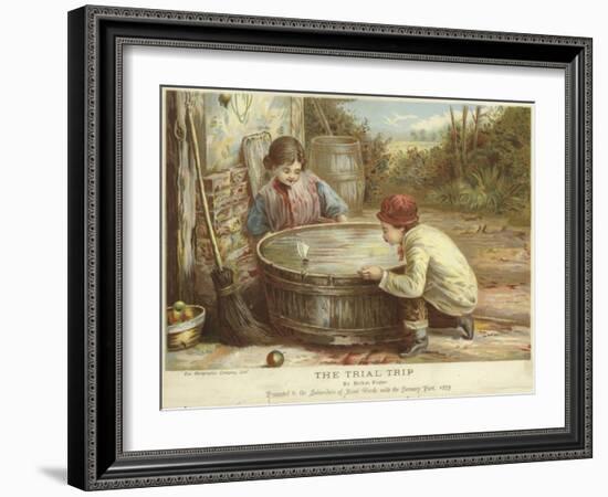 The Trial Trip-Myles Birket Foster-Framed Giclee Print