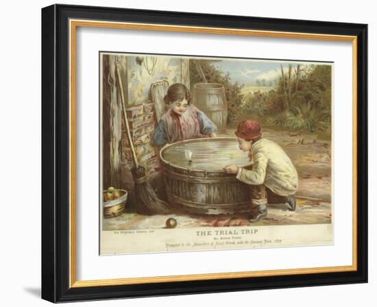 The Trial Trip-Myles Birket Foster-Framed Giclee Print