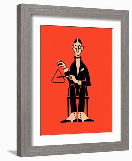 The Triangle-Mark Rogan-Framed Art Print