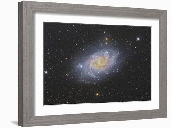 The Triangulum Galaxy, also known as Messier 33-null-Framed Photographic Print