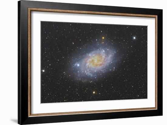 The Triangulum Galaxy, also known as Messier 33-null-Framed Photographic Print