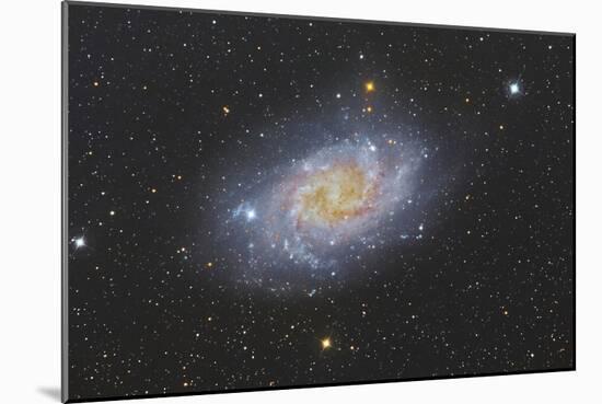 The Triangulum Galaxy, also known as Messier 33-null-Mounted Photographic Print