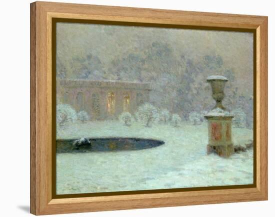 The Trianon Under Snow, c.1905-Henri Eugene Augustin Le Sidaner-Framed Premier Image Canvas