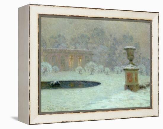 The Trianon Under Snow, c.1905-Henri Eugene Augustin Le Sidaner-Framed Premier Image Canvas