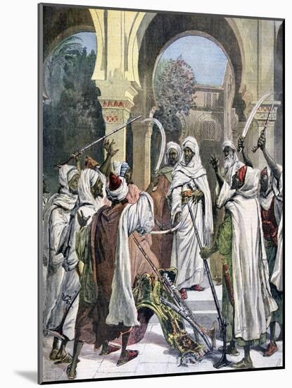 The Tribal Chiefs Swearing Fidelity to the Sultan of Morocco, 1892-Henri Meyer-Mounted Giclee Print