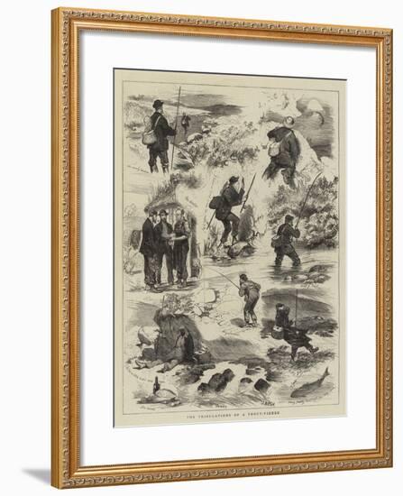 The Tribulations of a Trout-Fisher-Joseph Nash-Framed Giclee Print