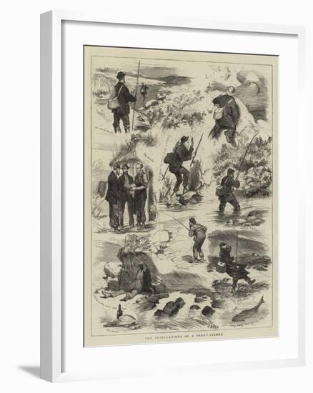 The Tribulations of a Trout-Fisher-Joseph Nash-Framed Giclee Print