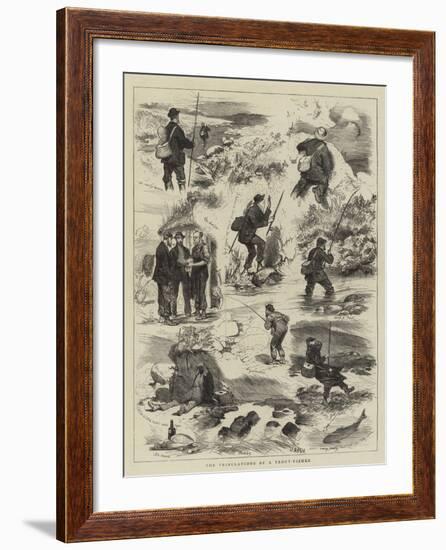 The Tribulations of a Trout-Fisher-Joseph Nash-Framed Giclee Print