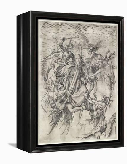 The Tribulations of St Anthony-Martin Schongauer-Framed Premier Image Canvas