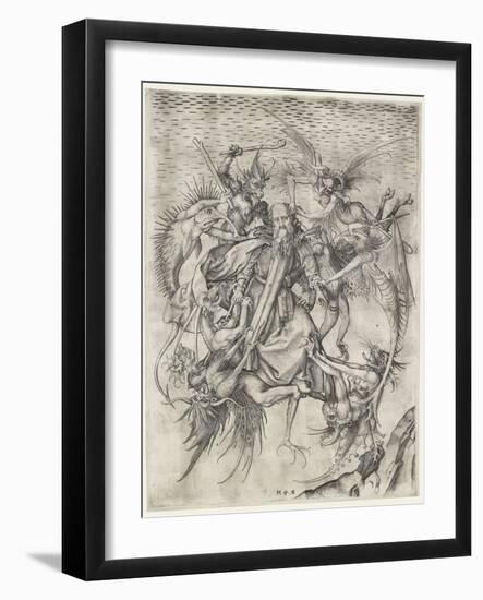 The Tribulations of St Anthony-Martin Schongauer-Framed Giclee Print