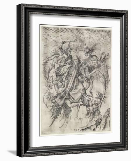 The Tribulations of St Anthony-Martin Schongauer-Framed Giclee Print