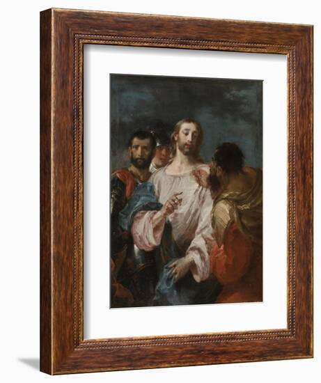 The Tribute Money, Early 1740s-Giuseppe Bazzani-Framed Giclee Print