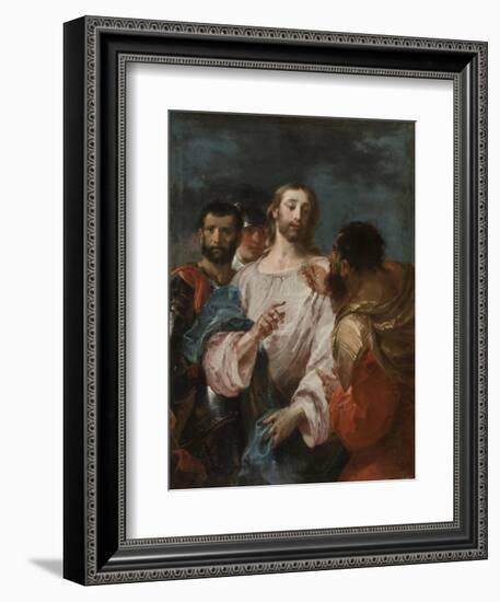 The Tribute Money, Early 1740s-Giuseppe Bazzani-Framed Giclee Print