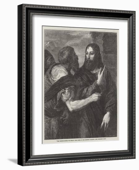 The Tribute Money-Titian (Tiziano Vecelli)-Framed Giclee Print