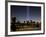 The Tribute of Light Memorial Shines into the Sky Over the Night Skyline of New York City-null-Framed Photographic Print