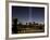 The Tribute of Light Memorial Shines into the Sky Over the Night Skyline of New York City-null-Framed Photographic Print