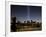 The Tribute of Light Memorial Shines into the Sky Over the Night Skyline of New York City-null-Framed Photographic Print