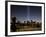 The Tribute of Light Memorial Shines into the Sky Over the Night Skyline of New York City-null-Framed Photographic Print