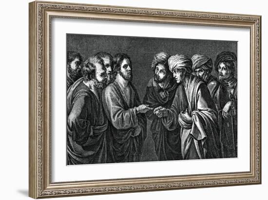 The Tribute to Caesar, 17th Century-null-Framed Giclee Print