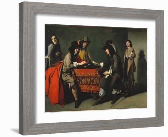 The Tric-Trac Players-Louis Le Nain-Framed Giclee Print