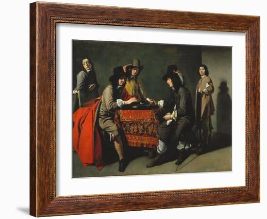 The Tric-Trac Players-Louis Le Nain-Framed Giclee Print