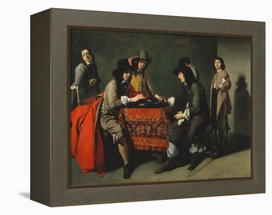 The Tric-Trac Players-Louis Le Nain-Framed Premier Image Canvas