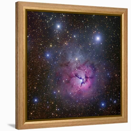 The Trifid Nebula Located in Sagittarius-Stocktrek Images-Framed Premier Image Canvas