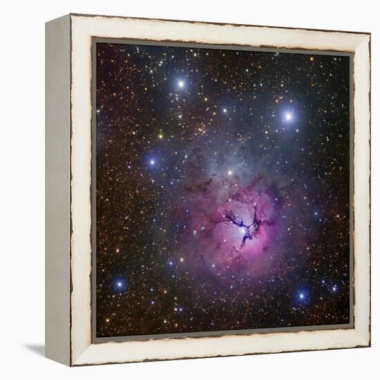 The Trifid Nebula Located in Sagittarius-Stocktrek Images-Framed Premier Image Canvas