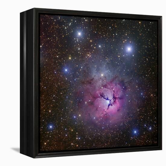 The Trifid Nebula Located in Sagittarius-Stocktrek Images-Framed Premier Image Canvas