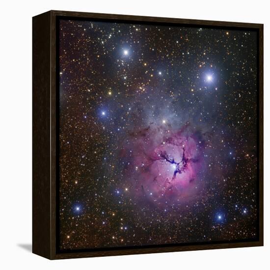 The Trifid Nebula Located in Sagittarius-Stocktrek Images-Framed Premier Image Canvas