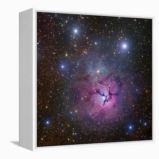 The Trifid Nebula Located in Sagittarius-Stocktrek Images-Framed Premier Image Canvas