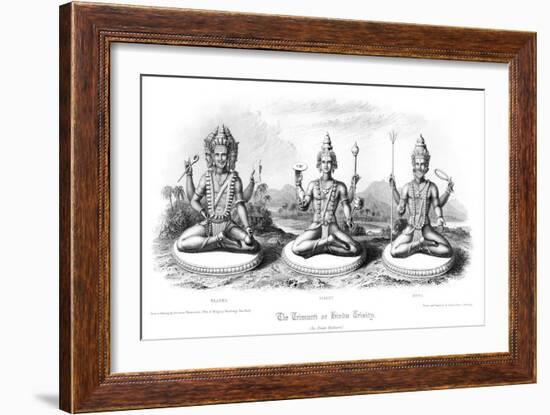 The Trimurti or Hindu Trinity-Andrew Thomas-Framed Giclee Print