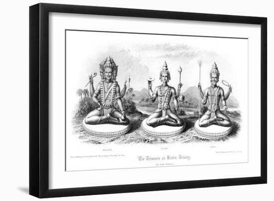 The Trimurti or Hindu Trinity-Andrew Thomas-Framed Giclee Print