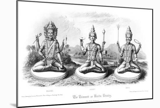 The Trimurti or Hindu Trinity-Andrew Thomas-Mounted Giclee Print