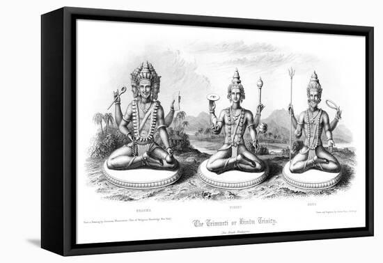 The Trimurti or Hindu Trinity-Andrew Thomas-Framed Premier Image Canvas