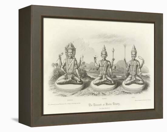 The Trimurti or Hindu Trinity-null-Framed Premier Image Canvas