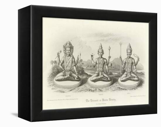 The Trimurti or Hindu Trinity-null-Framed Premier Image Canvas