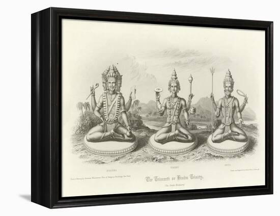 The Trimurti or Hindu Trinity-null-Framed Premier Image Canvas