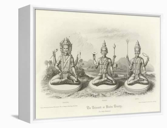 The Trimurti or Hindu Trinity-null-Framed Premier Image Canvas