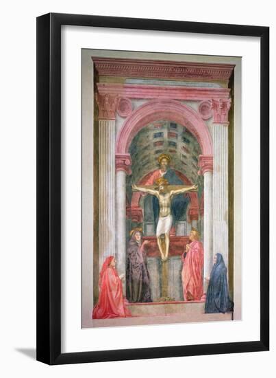 The Trinity, 1427-28 (Detail)-Tommaso Masaccio-Framed Giclee Print