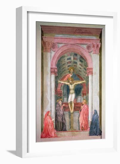 The Trinity, 1427-28 (Detail)-Tommaso Masaccio-Framed Giclee Print