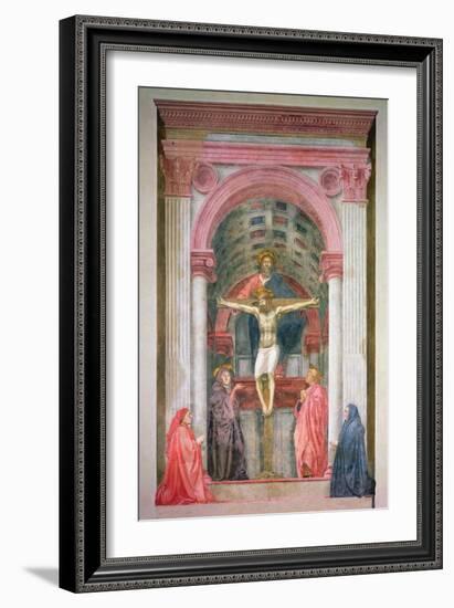 The Trinity, 1427-28 (Detail)-Tommaso Masaccio-Framed Giclee Print