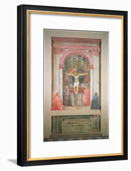 The Trinity, 1427-28-Tommaso Masaccio-Framed Giclee Print