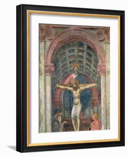 The Trinity, 1427-28-Tommaso Masaccio-Framed Giclee Print