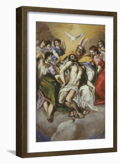 The Trinity 1577-9 Painted at Toledo 300X179Cm-El Greco-Framed Giclee Print