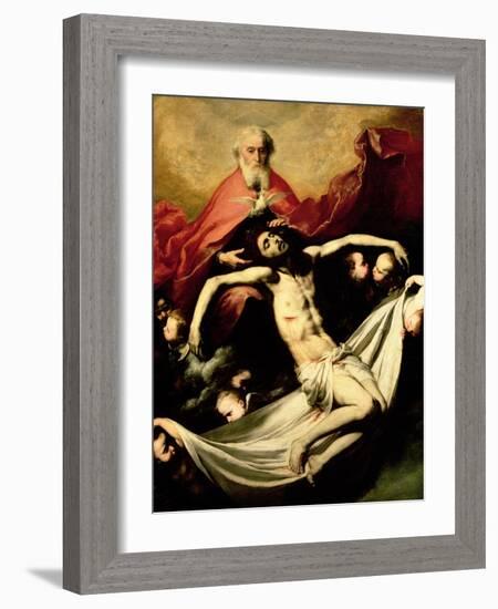 The Trinity, circa 1635-Jusepe de Ribera-Framed Giclee Print